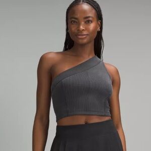 Lululemon Ribbed Softstreme Asymmetrical Tank Top - Size Medium